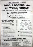 Poster in response to 1934 strike